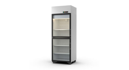 Холодильный шкаф сплит Случь 700 ШСн стеклянная дверь верхний агрегат