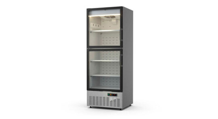 Холодильный шкаф сплит Случь 650 ШС стеклянная дверь нижний агрегат